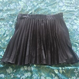 Zara Black Pleated Mini Skort